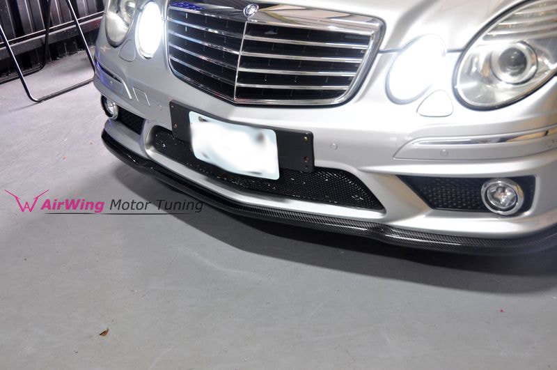 W211 AMG - CARLSSON  style Carbon Front Lip Spoiler 1